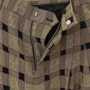 TODAYFUL 25SS Checkjacquard Tuck Trousers チェック 38