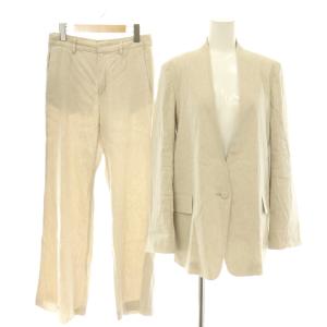 Stretch Linen N/C Jacket Stretch Linen Pants セットアップ