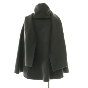 L'Appartement 25AW Fluffy Wrap Poncho チャコールグレー