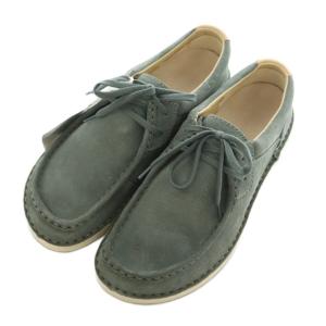 PASADENA モカシンシューズ スエード 42 27.0cm グレー 1030913 /MI OS