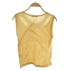 ISSEY MIYAKE ノースリーブニット セーター 3 ベージュ /SS OS