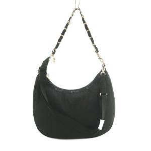 ELIZE HOBO 2WAY ショルダーバッグ ハンドバッグ ナイロン キルティング 黒 ブラック /MI