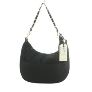 LesportSAC ELIZE HOBO 2WAY ショルダーバッグ ハンドバッグ ナイロン キルティング 黒 ブラック /MI