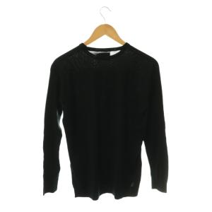 POLO RALPH LAUREN コットンクルーネックセーター ニット 長袖 XS 黒 ブラック /NR OS