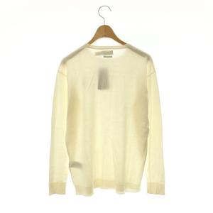POLO RALPH LAUREN コットンクルーネックセーター ニット 長袖 XS アイボリー /DO OS