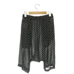 COMME des GARCONS  AD2009 ドット サルエルパンツ イージー シアー  XS 紺 ネイビー 白 ホワイト GE-P032