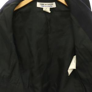 COMME des GARCONS COMME des GARCONS コムコム ウールジャケット テーラード ベロア SS 紺 W10J020 /CX OS