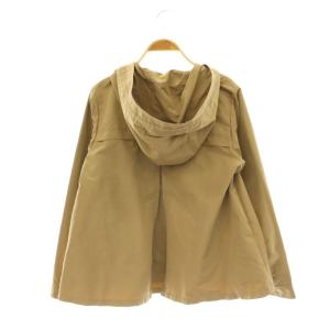 BLUE LABEL CRESTBRIDGE ナイロン混 マウンテンパー ジップアップ 38 ベージュ /HK OS