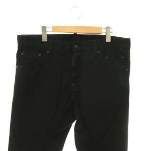 DSQUARED2 カーブ デニムパンツ ジーンズ ボタンフライ ダメージ加工 50 ブラック /ES OS