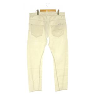DSQUARED2 ダメージ加工デニムパンツ ジーンズ ボタンフライ 50 ホワイト /DO OS