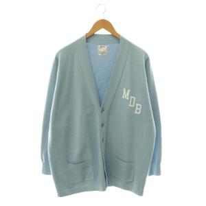 24SS BIG CARDIGAN COTTON カーディガン ニット 長袖 コットン S ライトブルー
