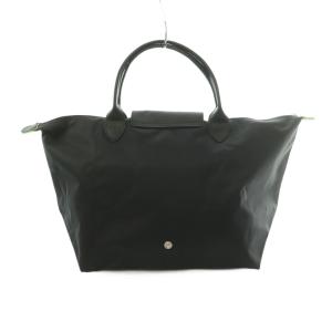 Longchamp ルプリアージュ トートバッグ ナイロン 黒 ブラック /MI OS