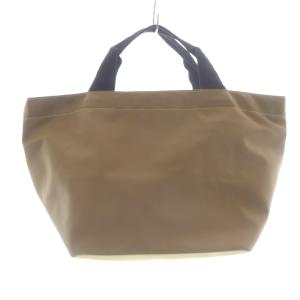 トートバッグ 舟型 ハンドバッグ 黄色 イエロー 茶色 ブラウン /SR