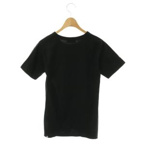 HYSTERIC GLAMOUR TOP HYS pt ヘンリーネックTシャツ 半袖 コットン S 黒 ブラック /NR OS SH