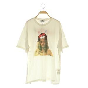 × スコロクト SKOLOCT HYSKORIC Tシャツ 半袖 プリント L ホワイト /MY OS