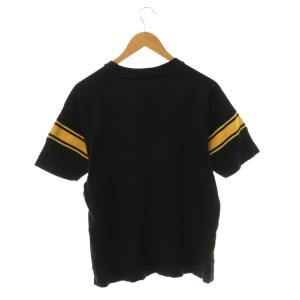 HYSTERIC GLAMOUR HYSTERIC Univ コットンTシャツ カットソー 半袖 コットン M 黒 ブラック /NR OS