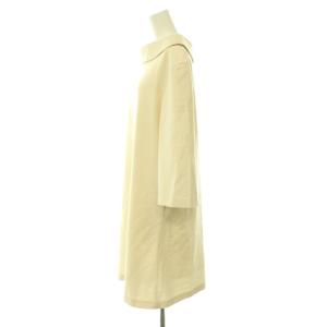 FOXEY BOUTIQUE 43212 NEW FLANNEL DRESS フランネルドレス ワンピース 七分袖 膝丈 40 アイボリー