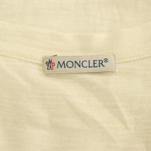 MONCLER Maglia 半袖 Tシャツ カットソー Uネック S オフホワイト /MY OS SH