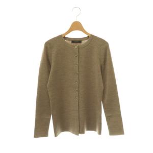 ウール カーディガン 40 モカブラウン 27329