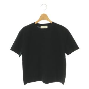 アパルトモン 25AW コンパクトTシャツ カットソー ブラック /ES OS