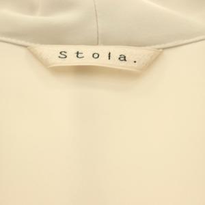 Stola. ラッフル ケープ ジャケット ボタンレス 38 ベージュ /HK OS
