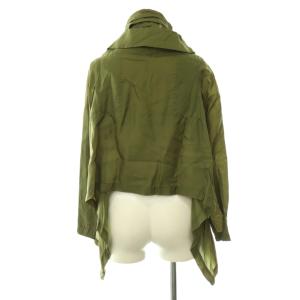 COMME des GARCONS AD2009 シャツジャケット フード 薄手 S カーキ GD-B009 /DO OS