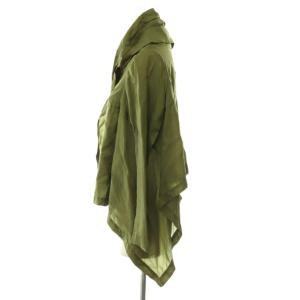 COMME des GARCONS AD2009 シャツジャケット フード 薄手 S カーキ GD-B009 /DO OS