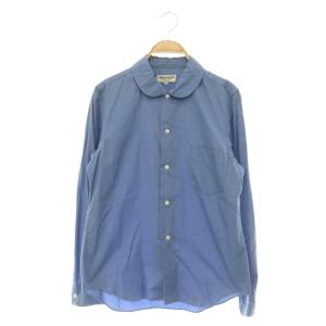 COMME des GARCONS AD1998 丸襟シャツ 長袖 コットン M ブルー /MY OS