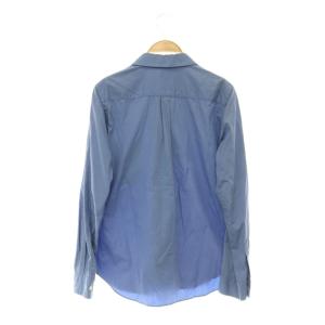 robe de chambre COMME des GARCONS COMME des GARCONS AD1998 丸襟シャツ 長袖 コットン M ブルー /MY OS