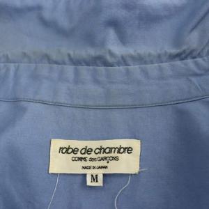 robe de chambre COMME des GARCONS COMME des GARCONS AD1998 丸襟シャツ 長袖 コットン M ブルー /MY OS