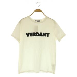 24SS VERDANT Tシャツ 半袖 ロゴプリント クルーネック ホワイト /MY OS