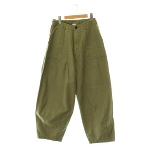 Wide Military ワイドパンツ バルーン ミリタリー S カーキ /ES OS