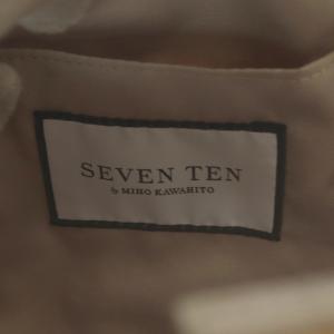 SEVEN TEN by MIHO KAWAHITO ラタン ミニフラップバッグ ハンドバッグ ワンハンドル ショルダーバッグ 2way ベージュ ブラウン