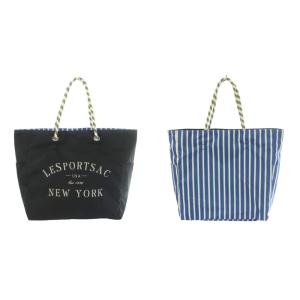 LesportSAC ラージ 2ウェイ トート LARGE 2 WAY TOTE リバーシブル トートバッグ ハンド ストライプ