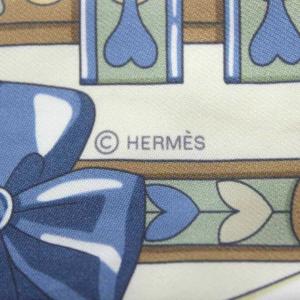 HERMES ツイリー harnais de coeur スカーフ マルチカラー シルク H064090S
