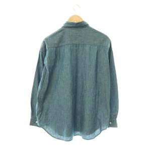 Framework 26SS ダンガリーシャツ 長袖 ブルー /HK OS