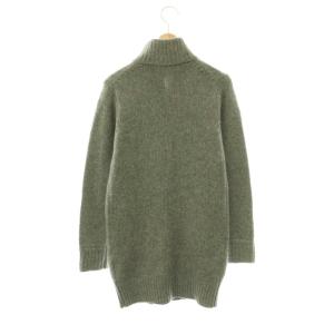 n100 カシミヤ ニット ジャケット スタンドカラー グレー /CX OS