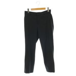 25SS シェルタリングテーパード パンツ リネン混 38 紺 ネイビー /CX OS