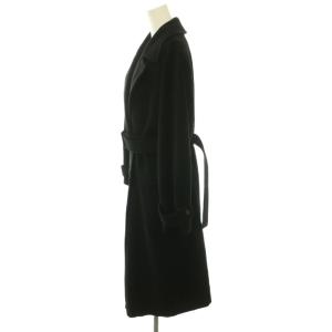 Max Mara ロングコート チェスターコート アウター ベルト付き ブラック 黒 /CX OS