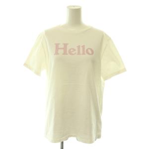 24SS Hello クルーネック Tシャツ カットソー HAPPY PLUS STORE別注 2 白