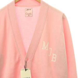 MADISONBLUE 24SS BIG CARDIGAN COTTON 00 ピンク ホワイト