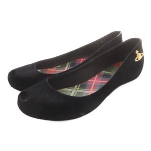 アングロマニア melissa フラットシューズ 8 ブラック