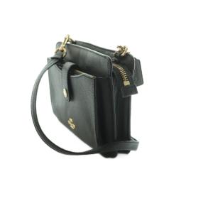 COACH Noa Pop-up Messenger ショルダーバッグ レザー 黒 ブラック 53529 /MI OS