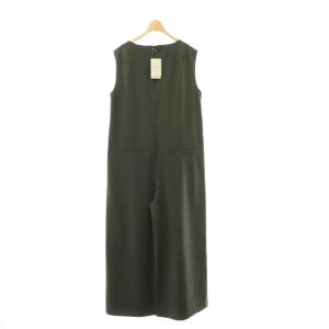 Spick&Span 25SS スリーブレスオールインワン サロペット ワイド 36 グレー /HS OS
