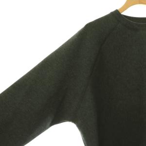 Spick&Span 25AW ダンボールヘムギャザープルオーバー スウェット トレーナー 長袖 F ダークグレー /HS OS
