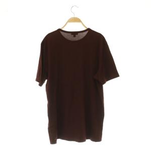 SUNSPEL クルーネックTシャツ 半袖 コットン L ボルドー /MY OS