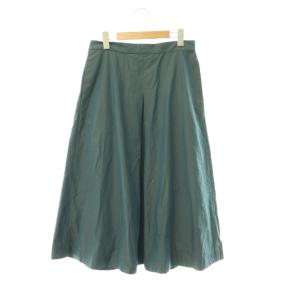 25AW COTTON CHAMBRAY フレアスカート 2 グレイッシュブルー /ES OS SH