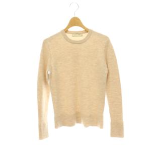 24AW ライトウールミランニットプルオーバー RonHerman別注 セーター 長袖 38 ライトベージュ
