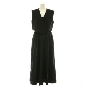 25SS WAVE VEST WITH FLARE DRESS セット キャミワンピース ロング ベスト