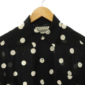 WACKO MARIA DOTS HAWAIIAN SHIR S ブラック